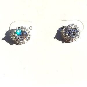 Sterling Silver Cubic Zirconia Stud Earrings New